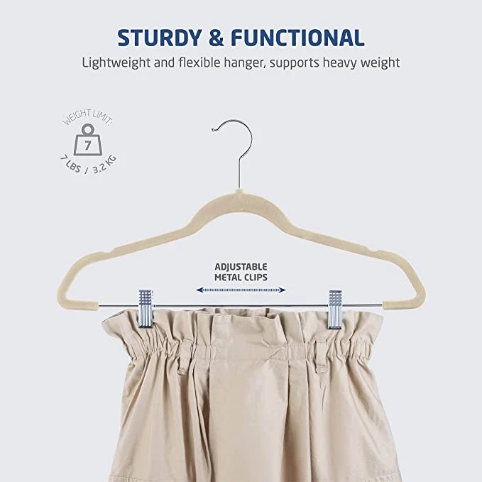 植毛スーツハンガー